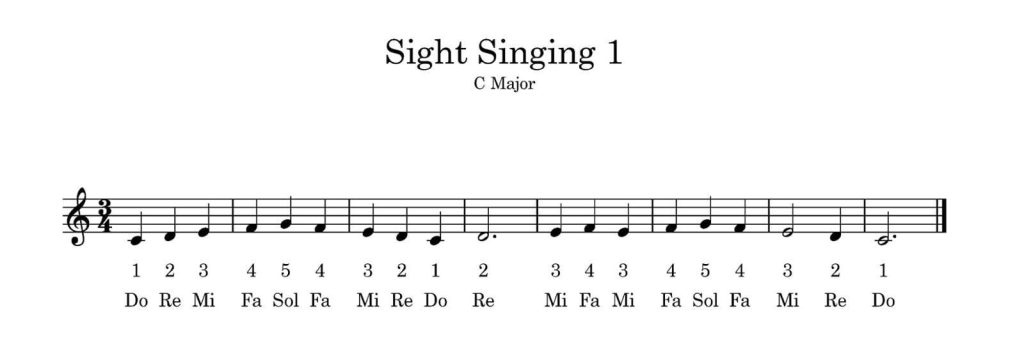 Sight Singing 1